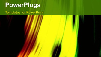  Presentation with green lines - A number of lines with blackish background - widescreen format