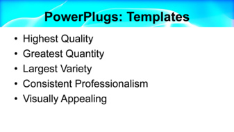PowerPoint Template - Print Slide