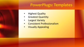 PowerPoint Template - Print Slide