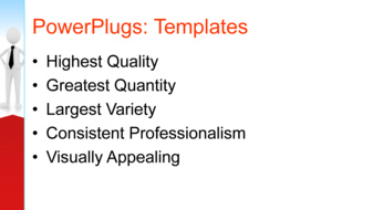 PowerPoint Template - Print Slide