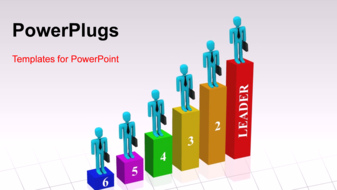  Presentation with slides - Leadership concept with video on first template and text templates on next slides