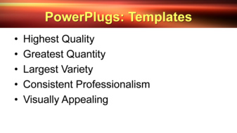 PowerPoint Template - Print Slide