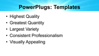 PowerPoint Template - Print Slide