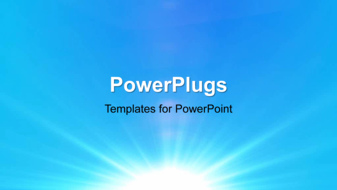  Presentation with light abstract - Abstract depiction of soft blue background with light streaks - widescreen format