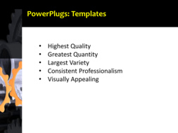 PowerPoint Template - Print Slide