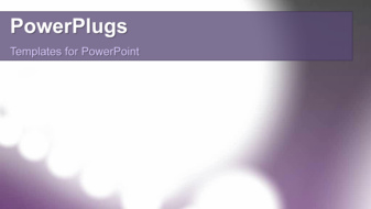  Presentation with abstract circles - An abstract background with moving bright circles of light