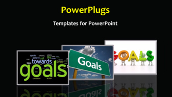  Presentation with goals - A number of pictures depicting the global world - widescreen format