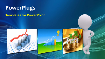  Presentation with profit - A number of screens with a person - widescreen format