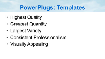 PowerPoint Template - Print Slide