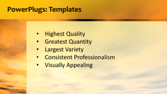 PowerPoint Template - Print Slide