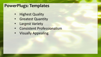 PowerPoint Template - Print Slide