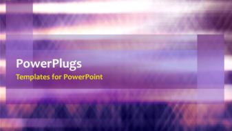  Presentation with network - A purple background with a sentence - widescreen format