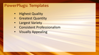 PowerPoint Template - Print Slide