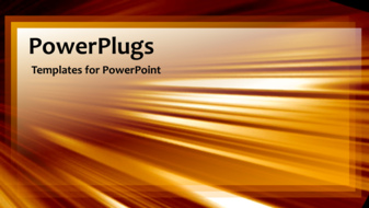  Presentation with network - An orange background with a lot of lines - widescreen format