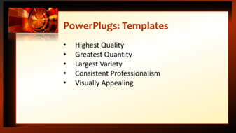PowerPoint Template - Print Slide
