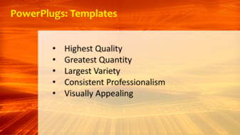 PowerPoint Template - Print Slide