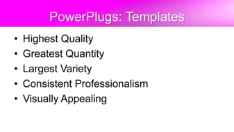 PowerPoint Template - Print Slide