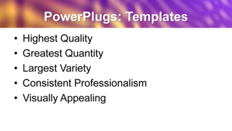 PowerPoint Template - Print Slide