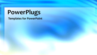  Presentation with organic - A bluish background with a shade - widescreen format