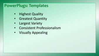 PowerPoint Template - Print Slide