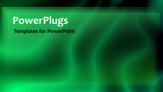  Presentation with abstract green - A short video presentation showing a green colored abstract background