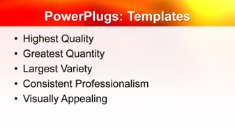 PowerPoint Template - Print Slide