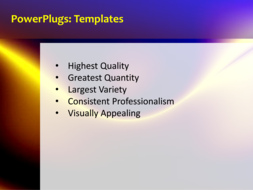 PowerPoint Template - Print Slide