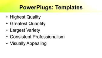 PowerPoint Template - Print Slide