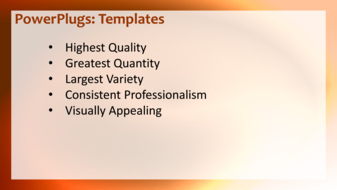 PowerPoint Template - Print Slide