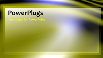  Presentation with organic - A greenish background with a sentence - widescreen format