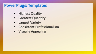 PowerPoint Template - Print Slide