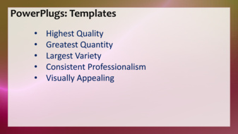 PowerPoint Template - Print Slide