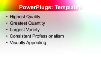 PowerPoint Template - Print Slide