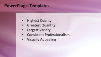 PowerPoint Template - Print Slide