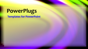  Presentation with ripples - Abstract animated depiction with colorful ripples - widescreen format