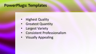 PowerPoint Template - Print Slide