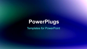  Presentation with abstract animated - Abstract animated depiction of light glow on blue surface - widescreen format