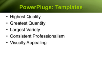 PowerPoint Template - Print Slide