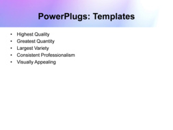 PowerPoint Template - Print Slide
