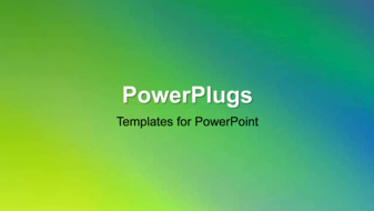  Presentation with abstract animated - Abstract animated depiction with green color gradient - widescreen format