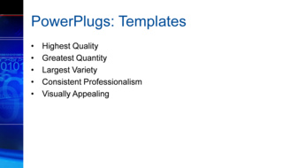 PowerPoint Template - Print Slide