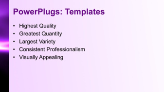 PowerPoint Template - Print Slide