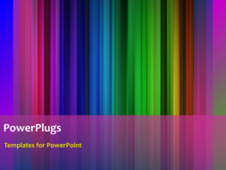 Animated Depiction of Beautiful Color Bars with Black Frame