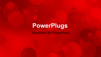  Presentation with abstract red - Abstract animated depiction with shower of red circles - widescreen format