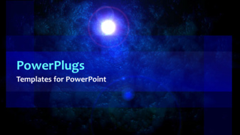  Presentation with abstract animated - Abstract animated depiction with search light on rock - widescreen format