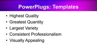 PowerPoint Template - Print Slide