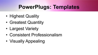 PowerPoint Template - Print Slide