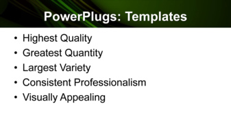 PowerPoint Template - Print Slide