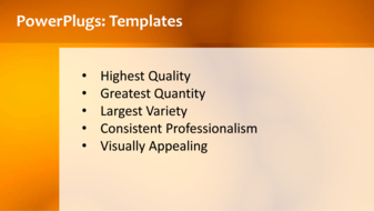 PowerPoint Template - Print Slide