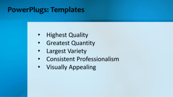 PowerPoint Template - Print Slide